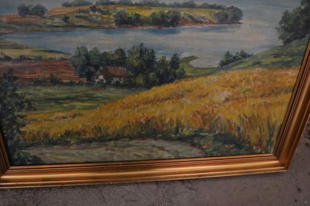 (n-7318) Lõuendil suurem maastikumaal