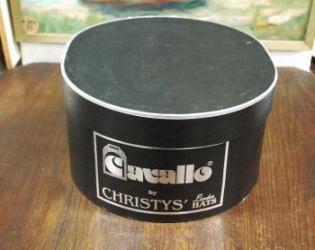 (n-7308) Cavallo by Christys, London Hats, must silinder nr 54 karbis