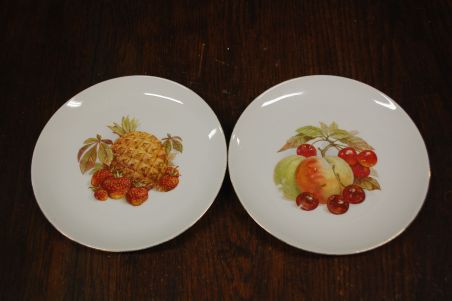 (n-7329) bavaria Waldsassen Bareuther, puuviljadega taldrikud, 2tk