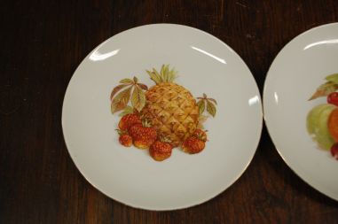 (n-7329) bavaria Waldsassen Bareuther, puuviljadega taldrikud, 2tk