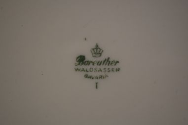 (n-7329) bavaria Waldsassen Bareuther, puuviljadega taldrikud, 2tk