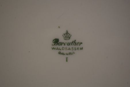 (n-7329) bavaria Waldsassen Bareuther, puuviljadega taldrikud, 2tk