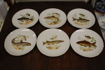 (n-7345) bavaria Bareuther Waldsassen, kalataldrikud, 6tk