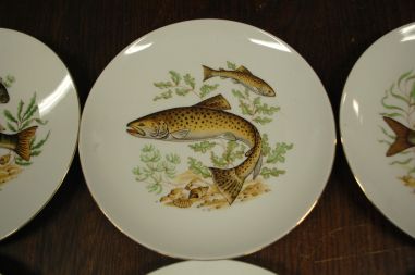 (n-7345) bavaria Bareuther Waldsassen, kalataldrikud, 6tk