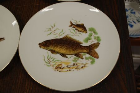 (n-7345) bavaria Bareuther Waldsassen, kalataldrikud, 6tk (n-7345) bavaria Bareuther Waldsassen, kalataldrikud, 6tk