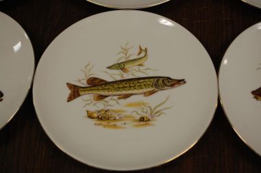 (n-7345) bavaria Bareuther Waldsassen, kalataldrikud, 6tk