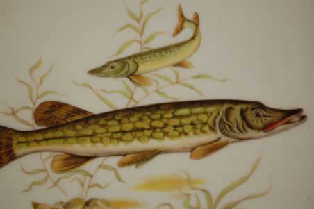 (n-7345) bavaria Bareuther Waldsassen, kalataldrikud, 6tk (n-7345) bavaria Bareuther Waldsassen, kalataldrikud, 6tk