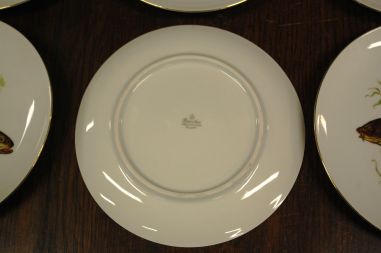 (n-7345) bavaria Bareuther Waldsassen, kalataldrikud, 6tk