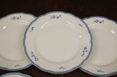 (n-7349/6) Fyrklövern Christineholm, Bla herrgard, salatitaldrikud, 6tk