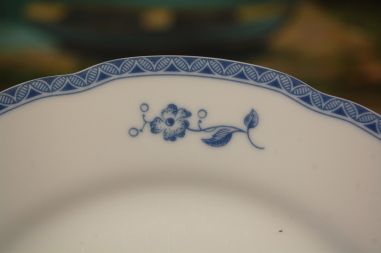 (n-7349/6) Fyrklövern Christineholm, Bla herrgard, salatitaldrikud, 6tk