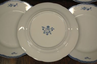 (n-7349/6) Fyrklövern Christineholm, Bla herrgard, salatitaldrikud, 6tk