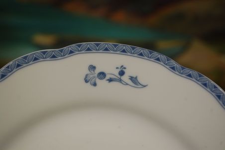 (n-7349/6) Fyrklövern Christineholm, Bla herrgard, salatitaldrikud, 6tk