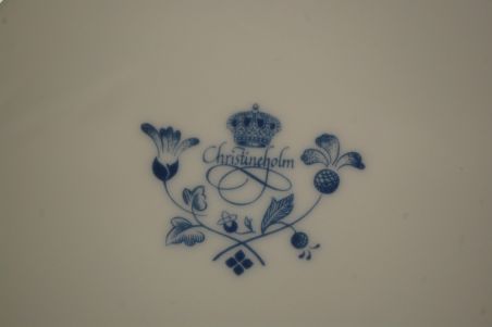 (n-7349/6) Fyrklövern Christineholm, Bla herrgard, salatitaldrikud, 6tk