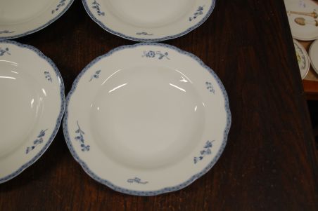 (n-7349/7) Fyrklövern Christineholm, Bla herrgard, supi-pastataldrikud, 4tk