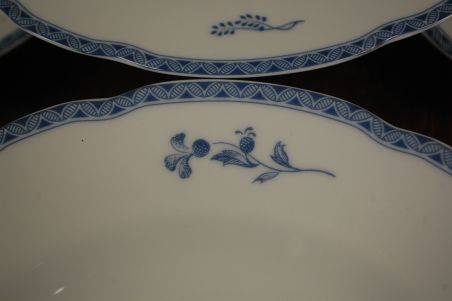 (n-7349/7) Fyrklövern Christineholm, Bla herrgard, supi-pastataldrikud, 4tk