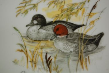 (n-7350/4) Mads Stage, portselanist lõikelaud/ kuumaalus "Part", 1tk