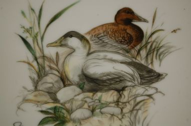 (n-7350/8) Mads Stage, portselanist lõikelaud/ kuumaalus "Part", 1tk