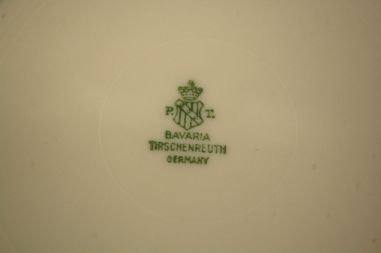 (n-7357/2) Bavaria Tirschenreuth PT, kreemikad koogitaldrikud, 9tk