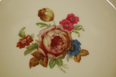 (n-7358/1) KPM, Kjobenhavns Porcellains Maleri A/S, Rosenborg suuremad salatitaldrikud, 6tk