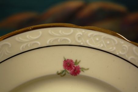 (n-7358/1) KPM, Kjobenhavns Porcellains Maleri A/S, Rosenborg suuremad salatitaldrikud, 6tk (n-7358/1) KPM, Kjobenhavns Porcellains Maleri A/S, Rosenborg suuremad salatitaldrikud, 6tk