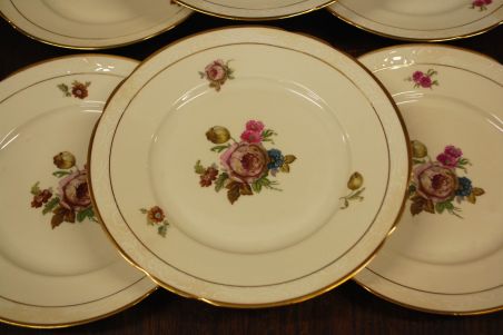 (n-7358/2) KPM, Kjobenhavns Porcellains Maleri A/S, Rosenborg suuremad praetaldrikud, 6tk