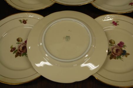 (n-7358/2) KPM, Kjobenhavns Porcellains Maleri A/S, Rosenborg suuremad praetaldrikud, 6tk