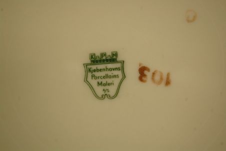 (n-7358/2) KPM, Kjobenhavns Porcellains Maleri A/S, Rosenborg suuremad praetaldrikud, 6tk