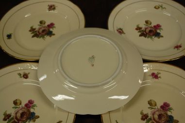 (n-7358/3) KPM, Kjobenhavns Porcellains Maleri A/S, Rosenborg suuremad praetaldrikud, 5tk