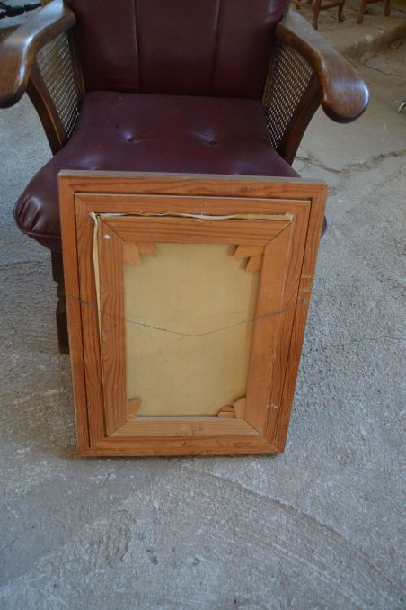 (n-7365) Lõuendil maal, Suitsetav poiss