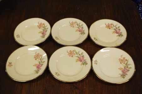 (n-7367/1) Kreemikad koogitaldrikud, 6tk