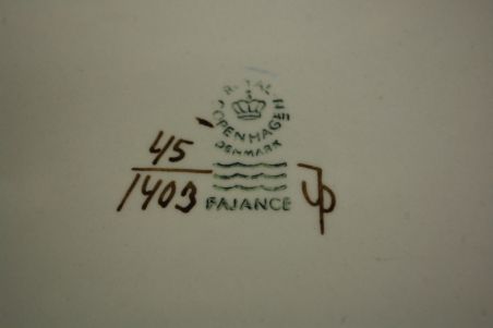 (n-7376) Royal Copenhagen, Tranquebari võitaldrik/ kuumaalus 45/1403