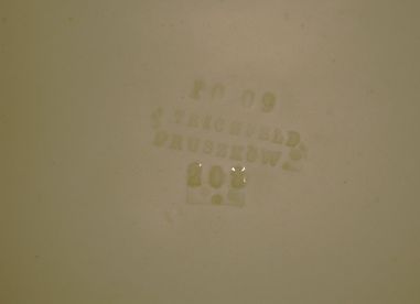 (n-7380) Teichfeld Pruszkow, sangadega vaagen "Puuviljad"