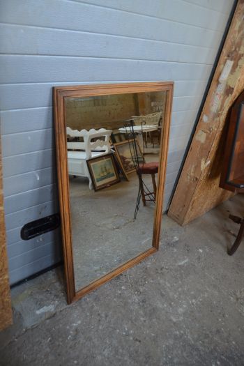 (L-707) Suurem tammeraamis peegel