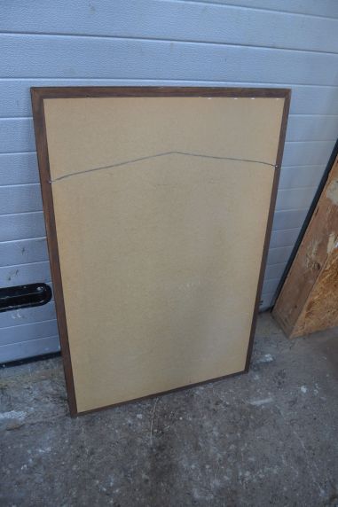 (L-707) Suurem tammeraamis peegel