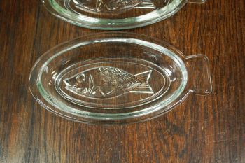 (n-7396) Klaasist kalakausid-vaagnad, 6tk komplektis 2