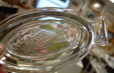 (n-7396) Klaasist kalakausid-vaagnad, 6tk komplektis