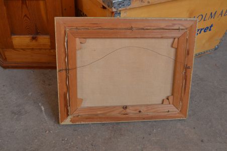 (n-7399) Lõuendil rannikuvaade