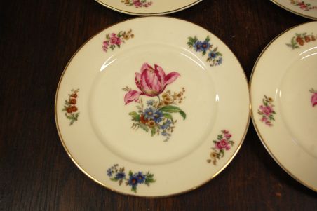 (n-7409)  Bohemia, Royal Ivory, koogitaldrikud, 5tk