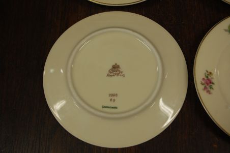 (n-7409)  Bohemia, Royal Ivory, koogitaldrikud, 5tk