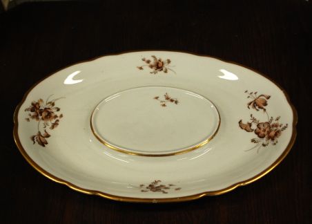 (n-7410) Kobenhavns Porcellains Maleri, suur ovaalne vaagen