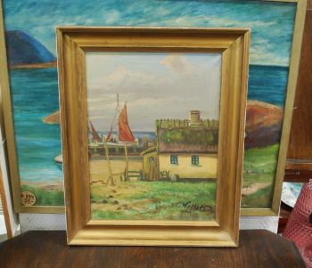 (n-7415) Raamitud õlimaal lõuendil