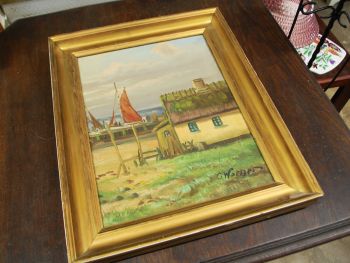 (n-7415) Raamitud õlimaal lõuendil 2