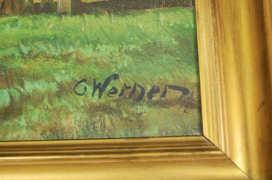 (n-7415) Raamitud õlimaal lõuendil