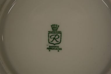 (n-7421/2) Bavaria Wunsiedel R Porcelaine, kannikestega kohvitassid-taldrikud, 4tk