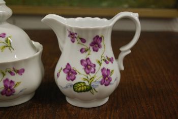 (n-7421/3) Bavaria Wunsiedel R Porcelaine, kannikestega koorekann ja suhkrutoos 2