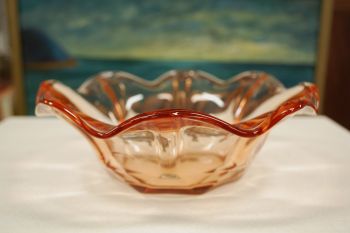 (n-7432) Roosast klaasist kauss 2