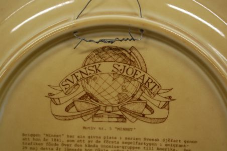 (n-7436/1) Stavangerflint, Rootsi laevandus, kollektsioontaldrik "Minnet", nr5