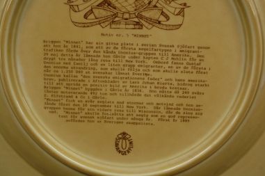 (n-7436/1) Stavangerflint, Rootsi laevandus, kollektsioontaldrik "Minnet", nr5