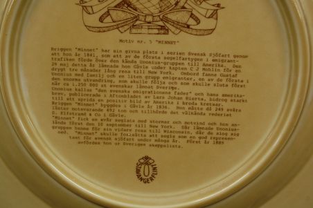 (n-7436/1) Stavangerflint, Rootsi laevandus, kollektsioontaldrik "Minnet", nr5