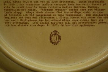 (n-7436/3) Stavangerflint, Rootsi laevandus, kollektsioontaldrik "Abraham Rydberg", nr1